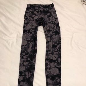 Purple shibori lululemon leggings
